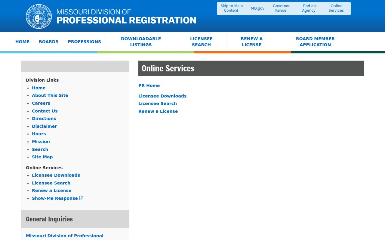 St. Charles residents directory Missouri license search